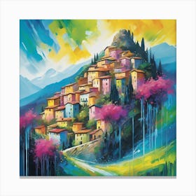 Tuscan Village Canvas Print