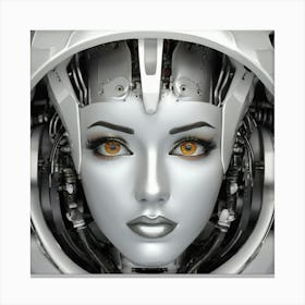 Futuristic Woman 80 Canvas Print