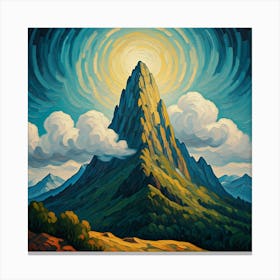 Mountain In The Sky 1 Canvas Print