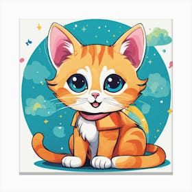 Cute Kitten 1 Canvas Print