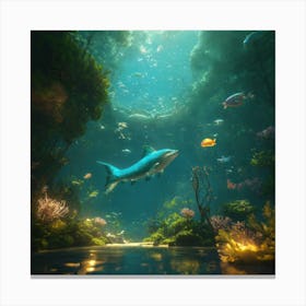 Underwater Seascape Canvas Print