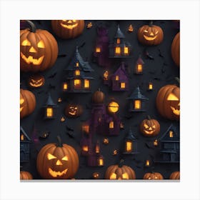 Halloween Pumpkins 6 Canvas Print