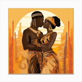 Egyptian Couple 1 Canvas Print