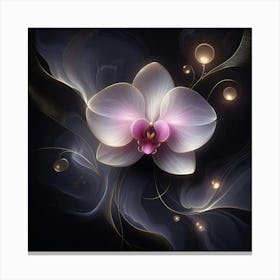 Orchid Flower Wallpaper 1 Canvas Print