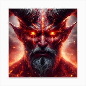 Devil Satan Canvas Print