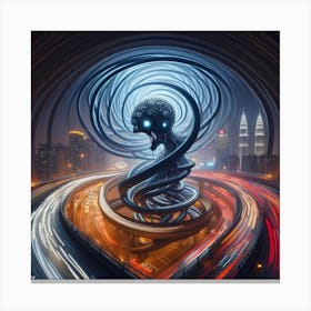 whirlwind of the mind Canvas Print