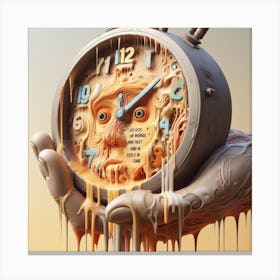 Clock Of The Dead 1 Canvas Print