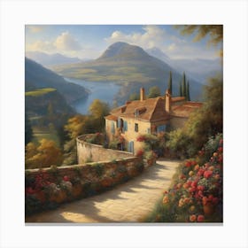 House On The Hill Canvas Print