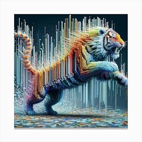 Adobe Tiger Canvas Print