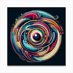 Abstract Swirls Canvas Print