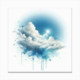 Sky And Clouds Canvas Print