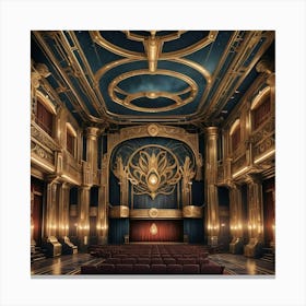 Theatre Interior 5 Canvas Print