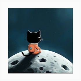 Solo cat Canvas Print