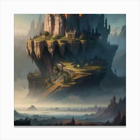 Fantasy Castle Canvas Print