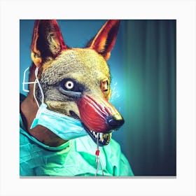 Doctor Wolf Canvas Print