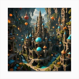 Fantasy Castle 15 Canvas Print