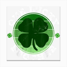 Trending One Lucky Brother Shamrock Irish Funny St Canvas Print