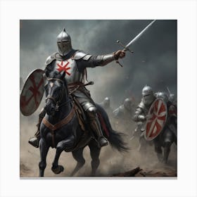 Knights Templar Canvas Print