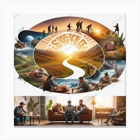 Journey Of Life Canvas Print