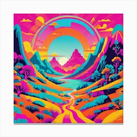 Psychedelic Art Canvas Print