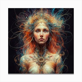 Ethereal Woman Canvas Print