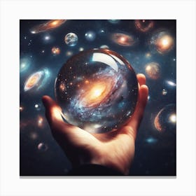 Universe In My Hand Canvas Print