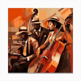 Jazz Trio 2 Canvas Print