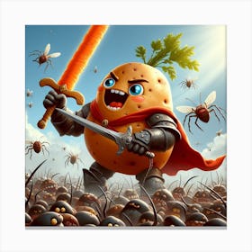 Knights Of The Carrot Canvas Print