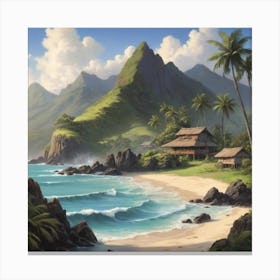 Hawaiian Beach 5 Canvas Print