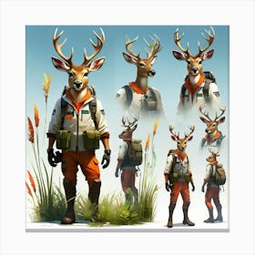 Fortnite Deer Canvas Print