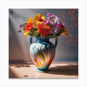 Vase Of Flowers 2 Canvas Print