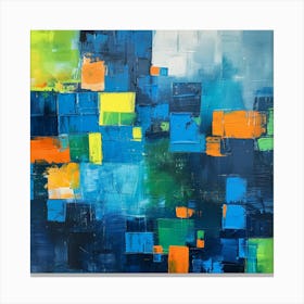 Abstract Squares 13 Canvas Print