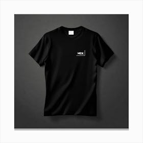 Black T - Shirt 1 Canvas Print