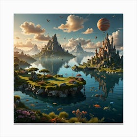 Fairytale Landscape 4 Canvas Print