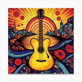 Acoustic Guitar 3 Canvas Print