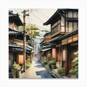Kyoto Alley 7 Canvas Print