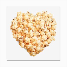 Heart Of Popcorn 18 Canvas Print