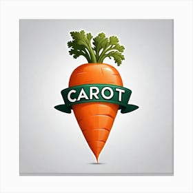 Carrot Logo 3 Canvas Print