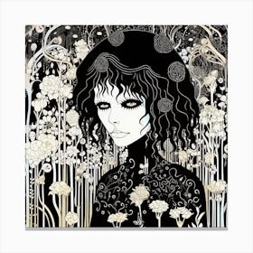 'The Girl In The Forest' Canvas Print