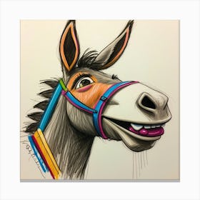 Donkey 1 Canvas Print