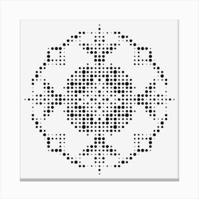 Dot Mandala 08 Canvas Print