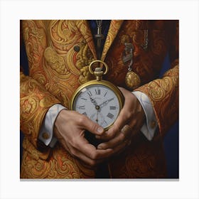Buying Time From The Time Master Canvas Print