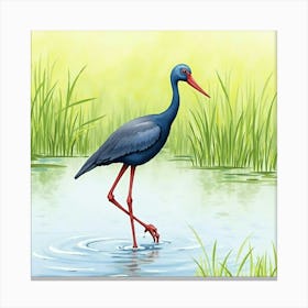 Blue Heron 1 Canvas Print