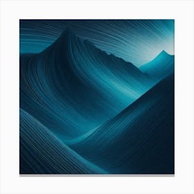 Firefly An Illustration Of A Beautiful Majestic Cinematic Tranquil Mountain Landscape In Neutral Col (67) Canvas Print