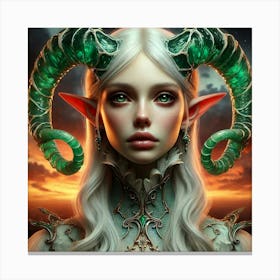 Elven Beauty 18 Canvas Print