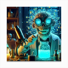 Scientist In A Lab Canvas Print