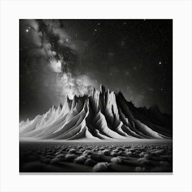 Galaxy Landscape 3 Canvas Print