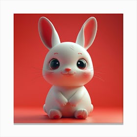 Cute Bunny 18 Canvas Print