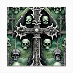 Gothic Cross 1 Canvas Print