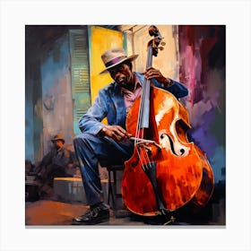 Jazz Musician 16 Canvas Print